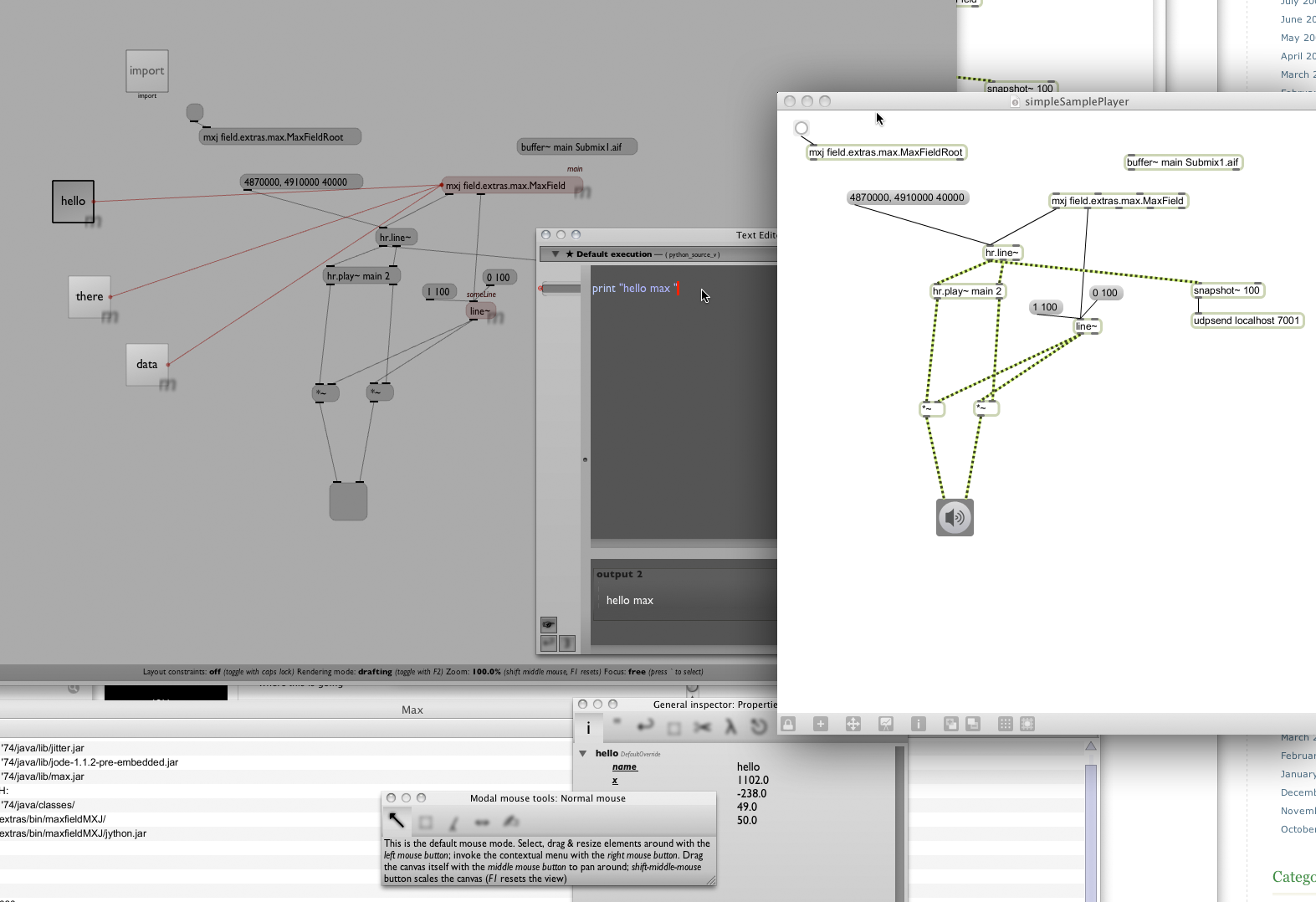 line max msp