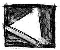 Storyboard sketch for Einstein on the Beach