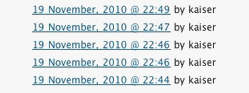 Snapshot: post revisions (detail)