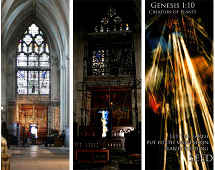 Recovered Light permanent installation at York Minster