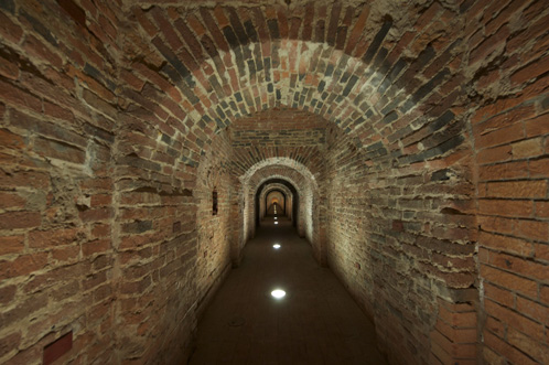 The secret passageway in the Peter and Paul Fortress
