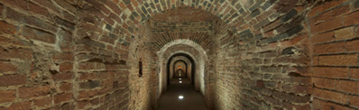 Secret passageway of the Peter and Paul Fortress