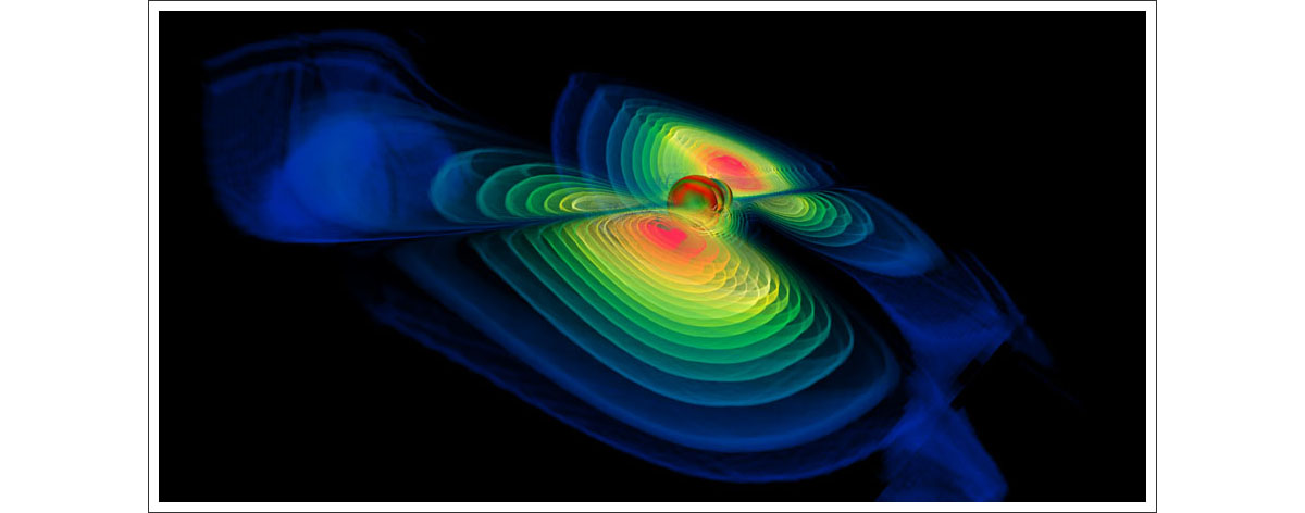 Visualizations of gravitational waves